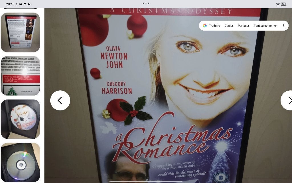 A Christmas Romance DVD (Olivia Newton-John) - English only, CD & DVD, DVD | Comédie, Envoi, Anglais, Anglais