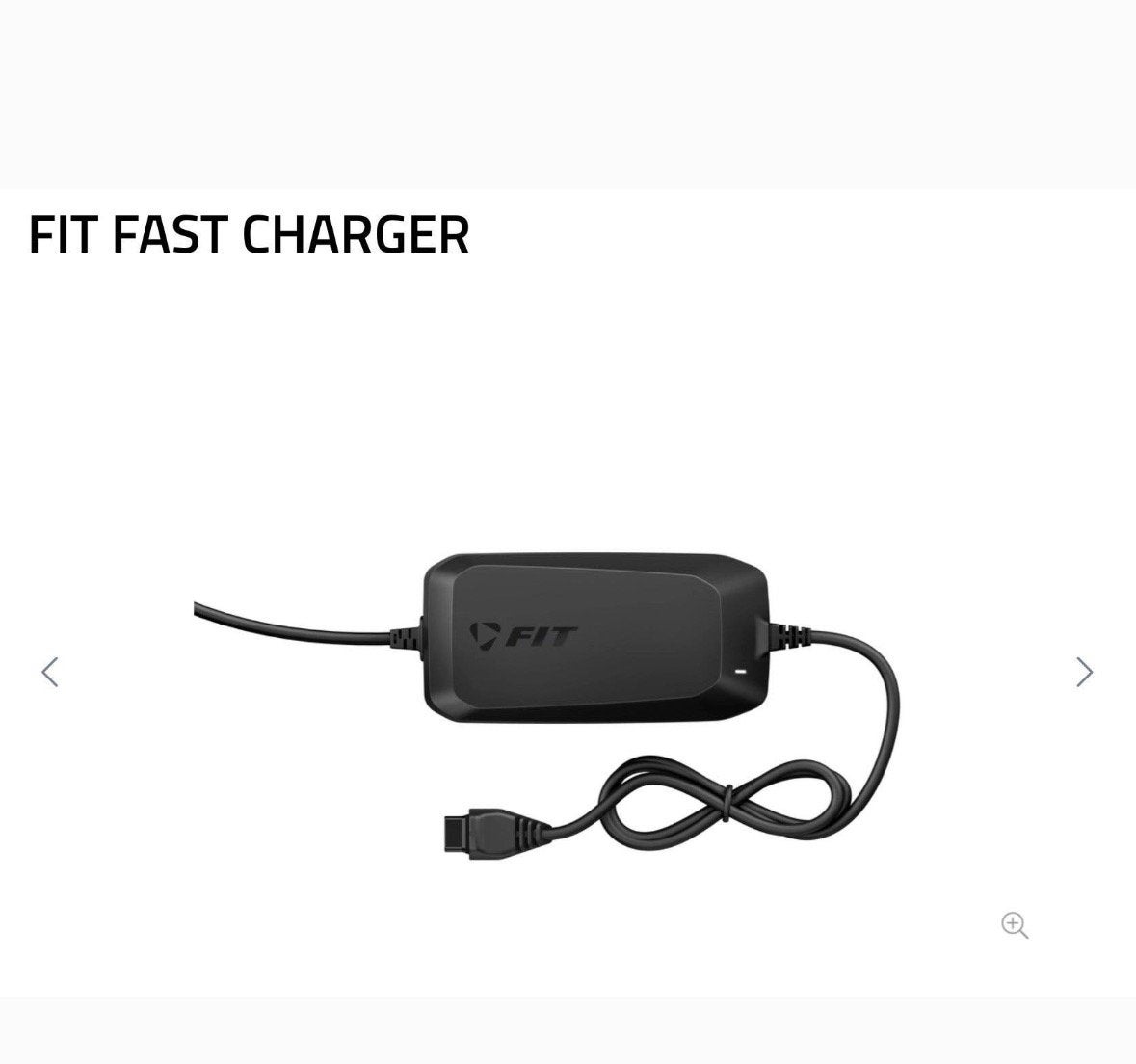 Chargeur rapide Fit 36v 6A, Comme neuf