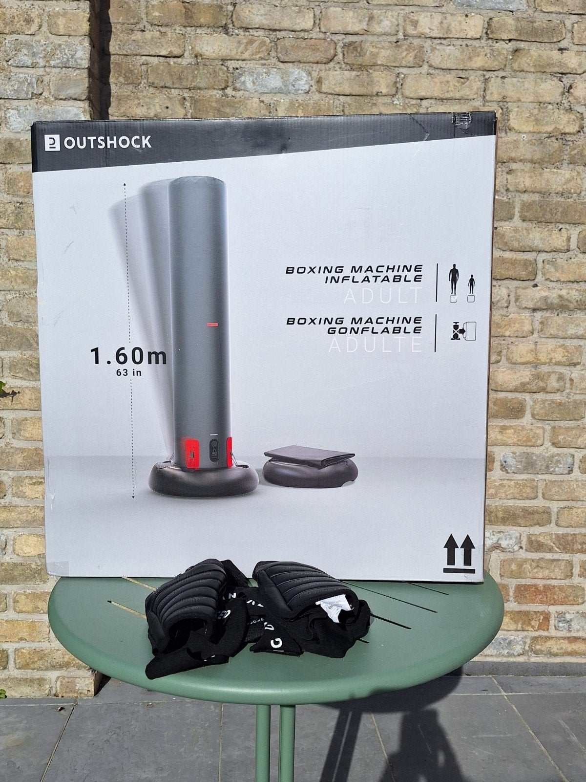 Outshock Bokspaal Zwart, Sport en Fitness, Boksen, Ophalen