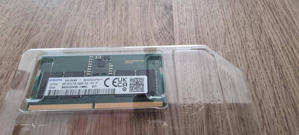 DDR5 5600 8GB SAMSUNG, Computers en Software, RAM geheugen, Ophalen, 8 GB, Zo goed als nieuw, DDR5