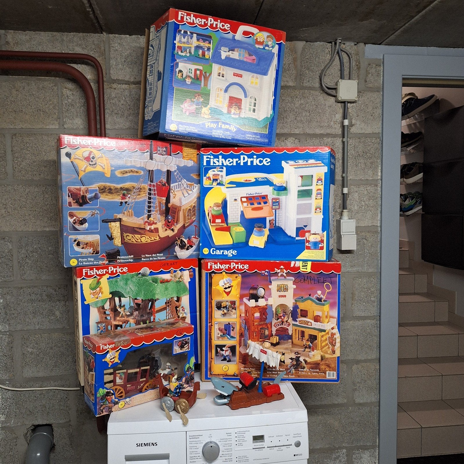 Jouets Fisher Price des années 90., Enlèvement