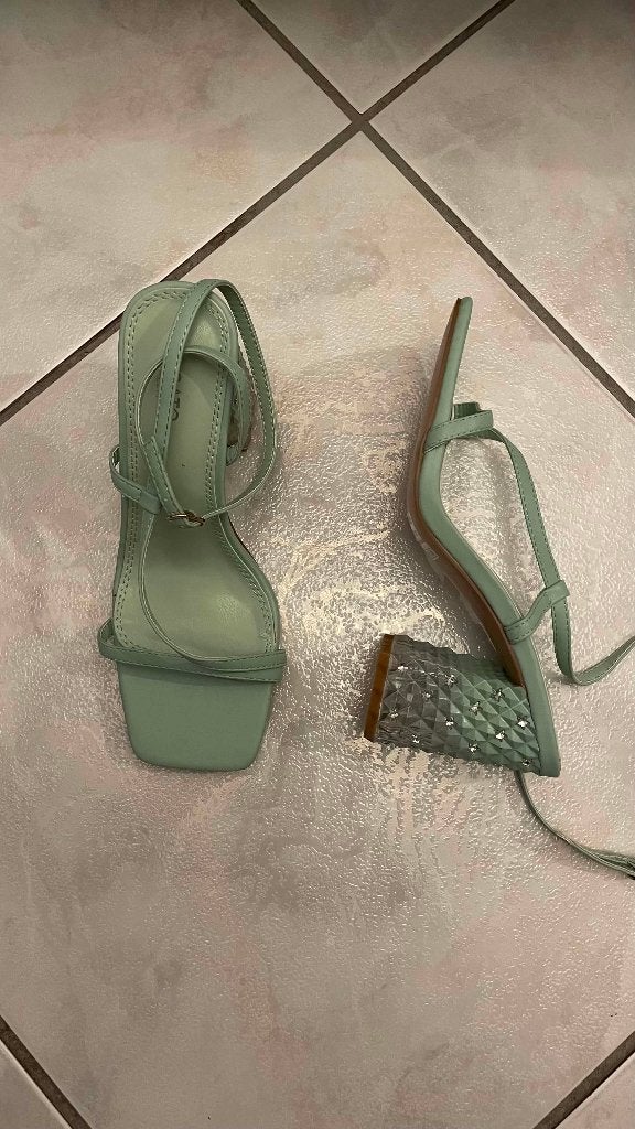 Nieuwe groene MIGATO sandalen met hak 38, MIGATO, Nieuw, Groen, Sandalen of Muiltjes