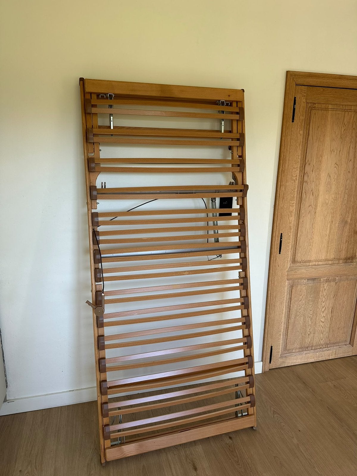 verstelbare lattenbodems 90x200 cm – apart of samen te koop, Ophalen, Gebruikt, 90 cm, Eenpersoons