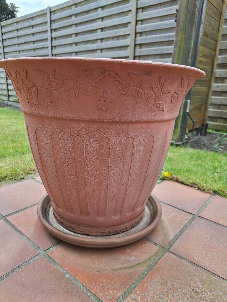 Bloempotten voor buiten (allerlei modellen), Tuin en Terras, Ophalen, Vierkant, Steen, Tuin