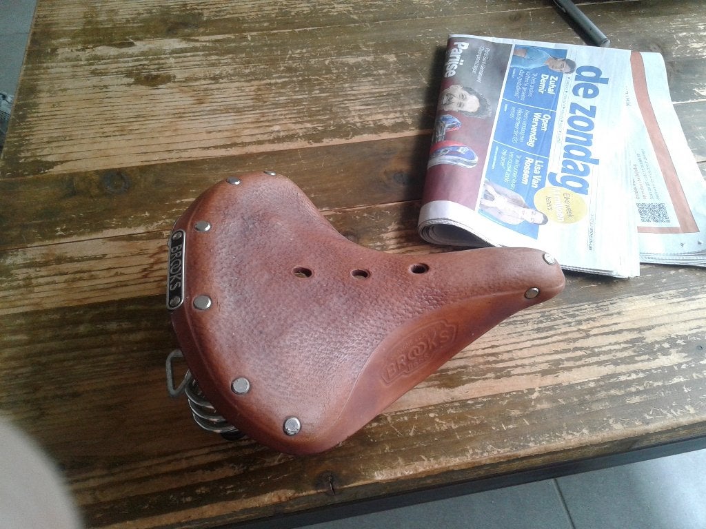 Fietszadel Brooks, Ophalen of Verzenden, Zo goed als nieuw