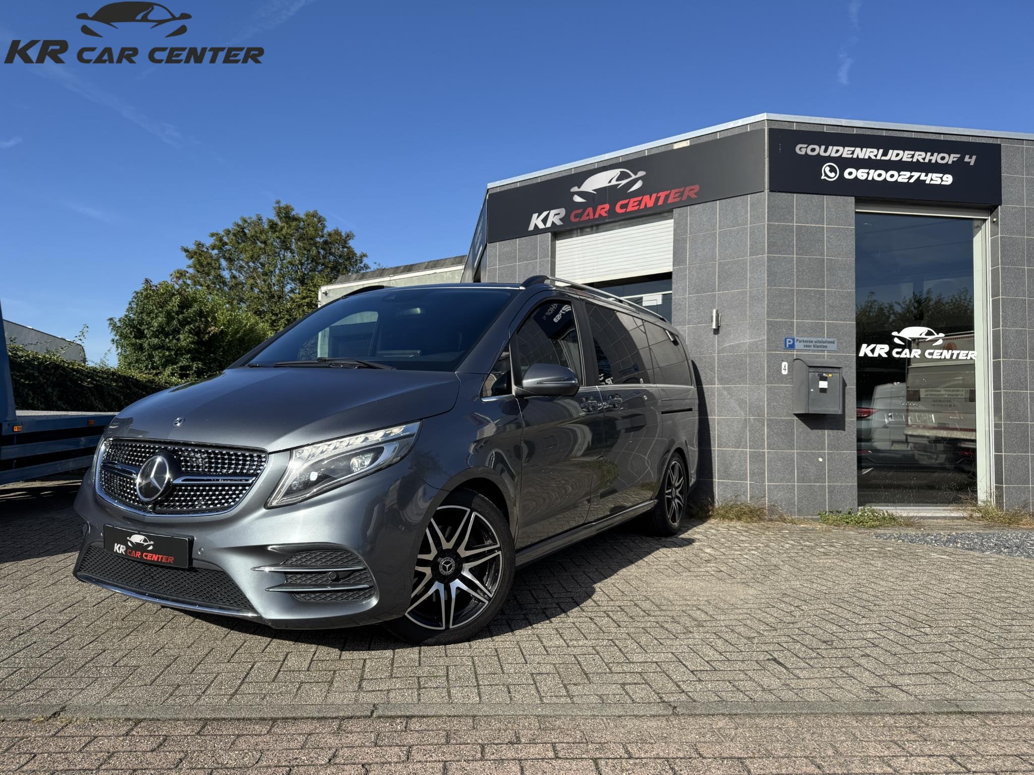 Mercedes-Benz V-klasse 250d AMG Lang 4MATIC BURMESTER-360-CA, Auto's, Automaat, Gebruikt, Euro 6, 2000 kg