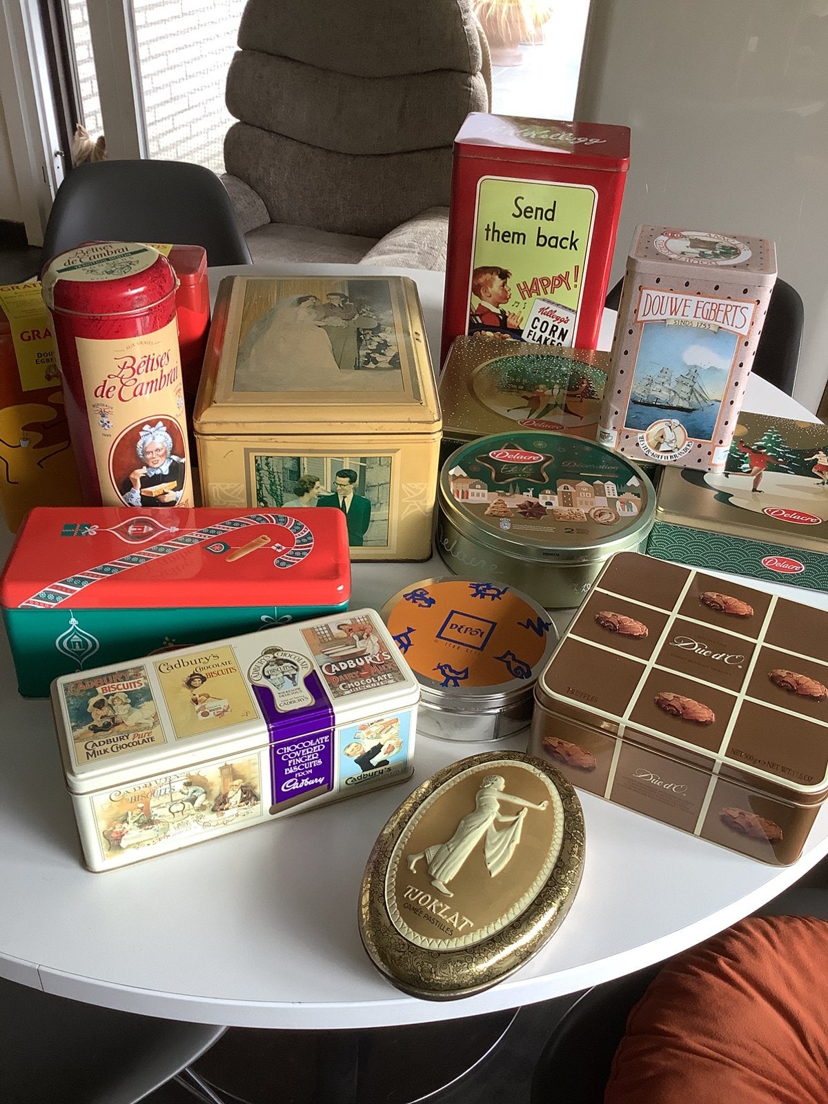 Lot blikken dozen, Verzamelen, Ophalen of Verzenden, Gebruikt