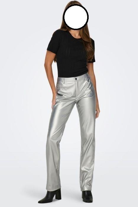 Mooie zilveren broek only 38 40, Maat 38/40 (M), Only, Verzenden, Nieuw