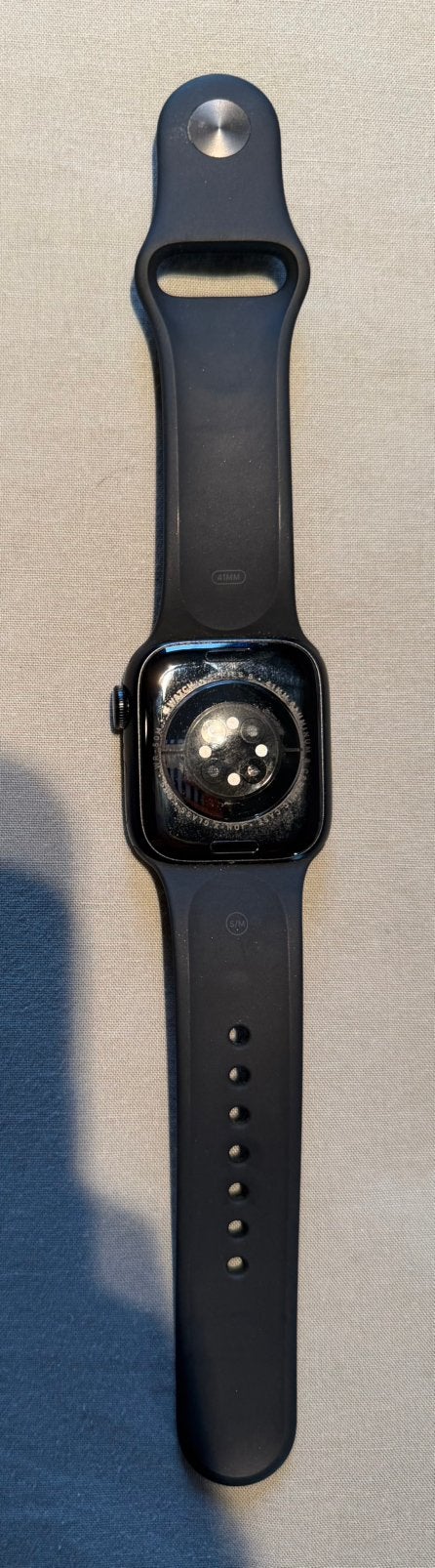 Apple watch series 8 - 41 mm - zwart, Enlèvement, Comme neuf, Noir