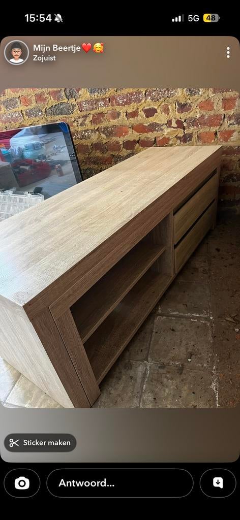Tv kast te koop, Enlèvement