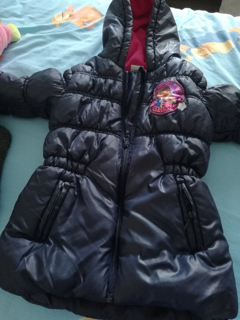 mooi winterjasje, maat 98, Ophalen of Verzenden, Zo goed als nieuw, Meisje, Jas