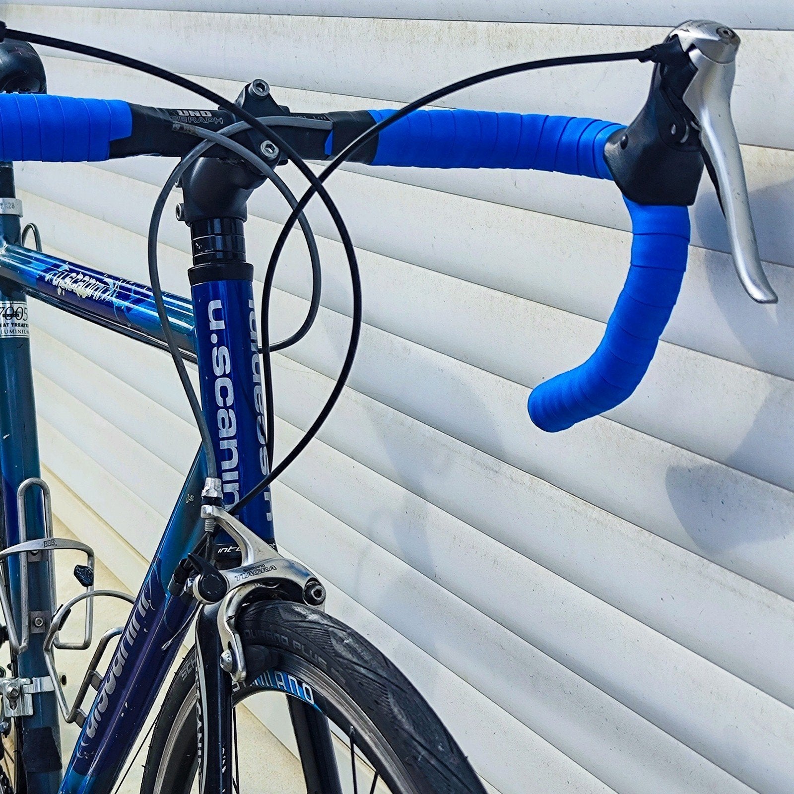 Speed Koersfiets Uscannini 1m70-1m90, Fietsen en Brommers, 28 inch, Gebruikt, Aluminium, 57 tot 61 cm