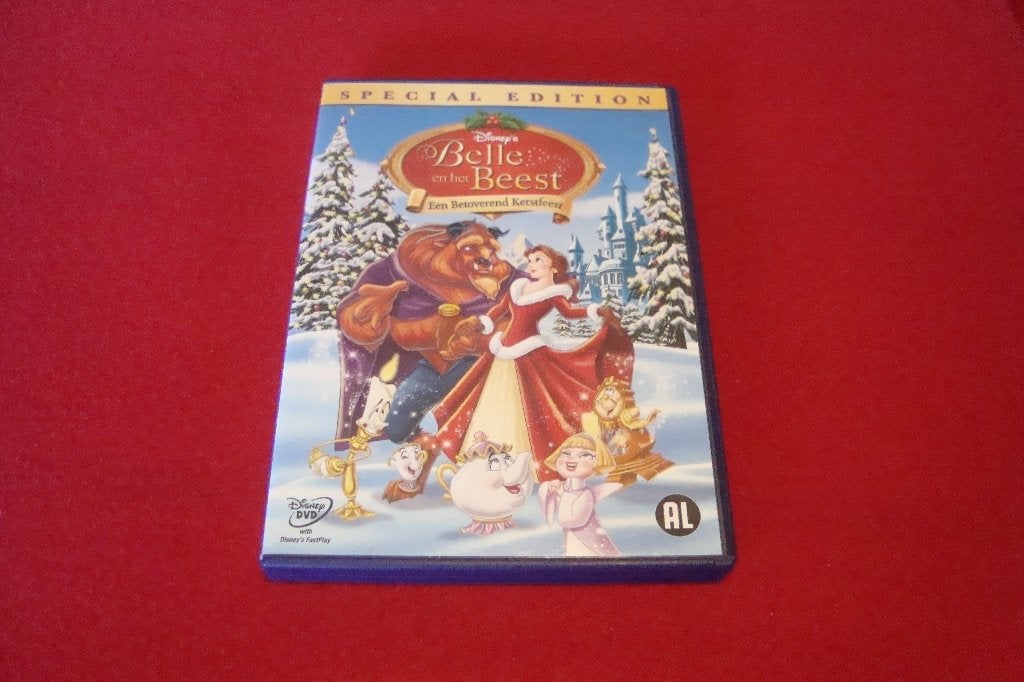 dvd disney belle en het beest een betoverend kerstfeest, Cd's en Dvd's, Ophalen of Verzenden, Kinderprogramma of -film