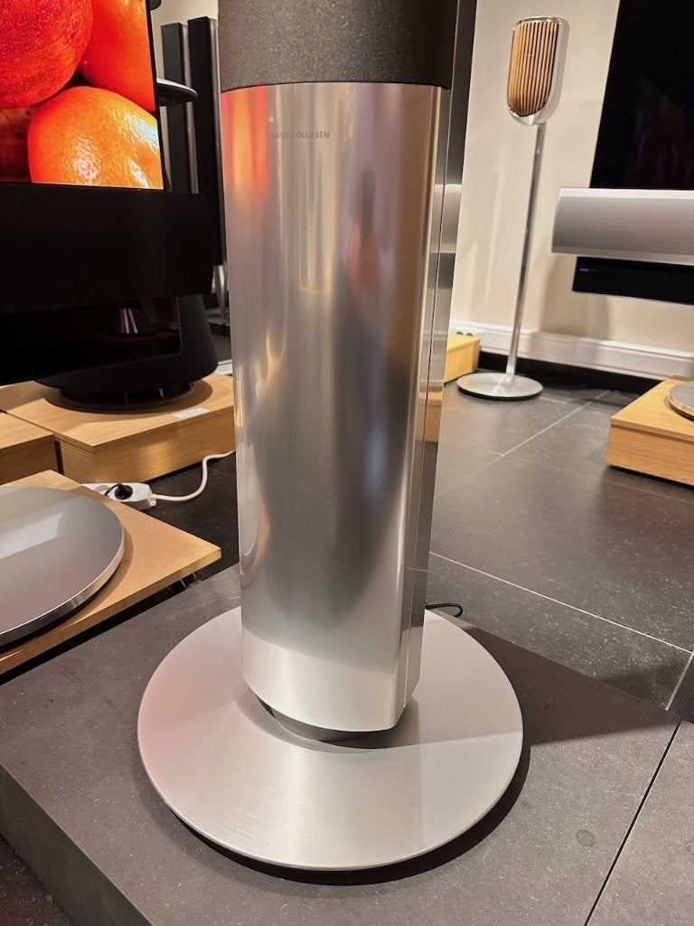 Bang & Olufsen Beolab 1 met grijze doeken - B&O, Audio, Tv en Foto, Stereo speakers, Info@bang-olufsen.dk, Zo goed als nieuw, Bang & Olufsen