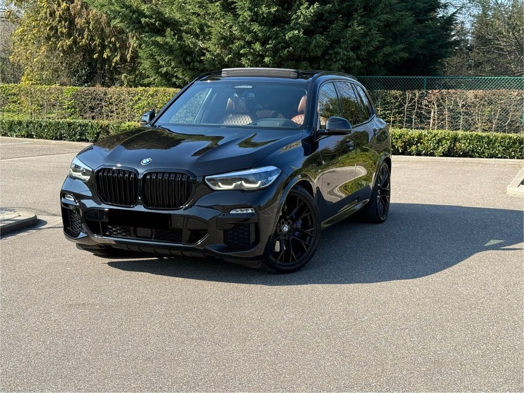 BMW x5  3.0D M-Pakket Exclusieve Mega FULL BLACK, Automaat, Zwart, Leder, Bruin