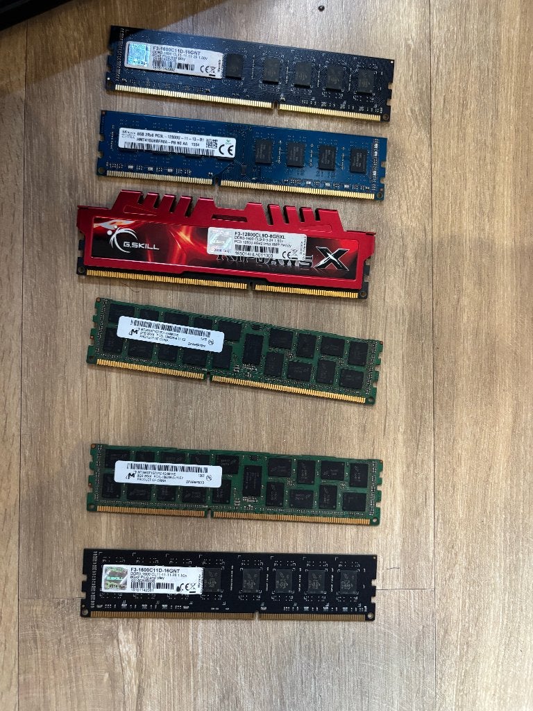 DDR3/DDR3L RAM-bundel - G.Skill, Micron, Hynix, Computers en Software, RAM geheugen, Ophalen, DDR3