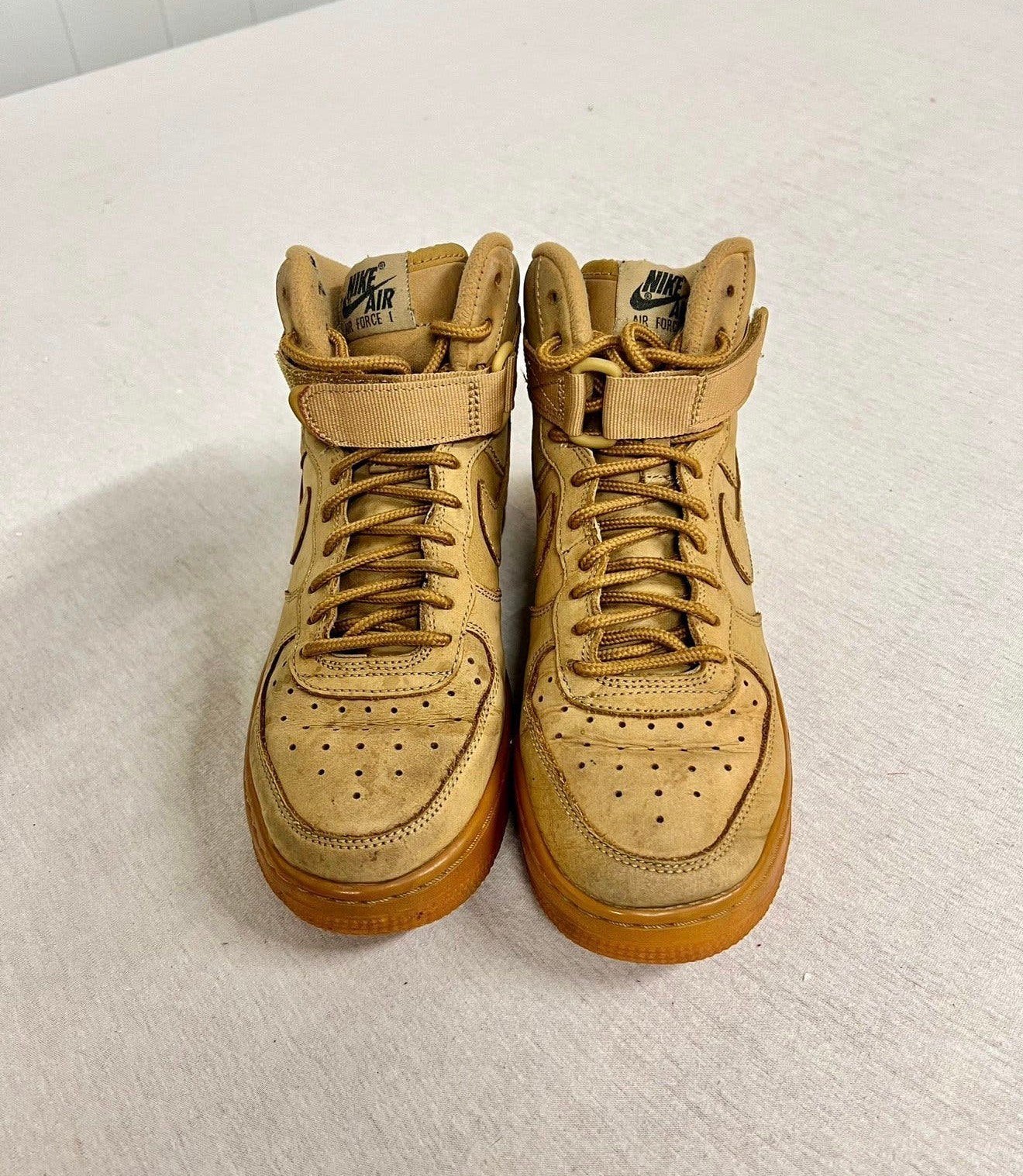Baskets Nike Air Force 1 High GS beige-marron taille 36,5, Enfants & Bébés, Garçon, Enlèvement ou Envoi, Utilisé, Chaussures