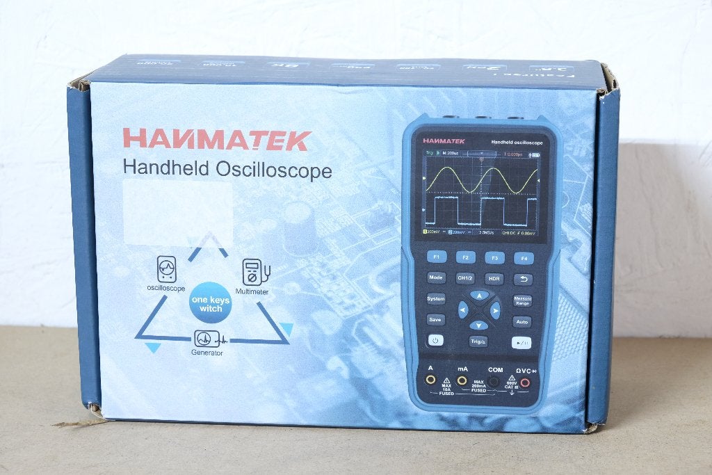 Hanmatek HO102S elektronische handoscillioscoop, Ophalen of Verzenden, Zo goed als nieuw, Elektriciteit