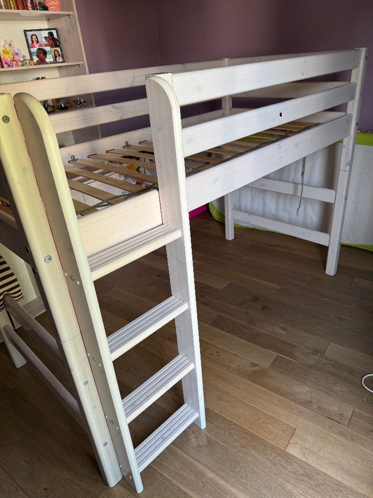 Lit Flexa mi-hauteur 190x90cm, Enfants & Bébés, Chambre d'enfant | Lits superposés & Lits mezzanines, Enlèvement, Utilisé, Lit mi-hauteur mezzanine