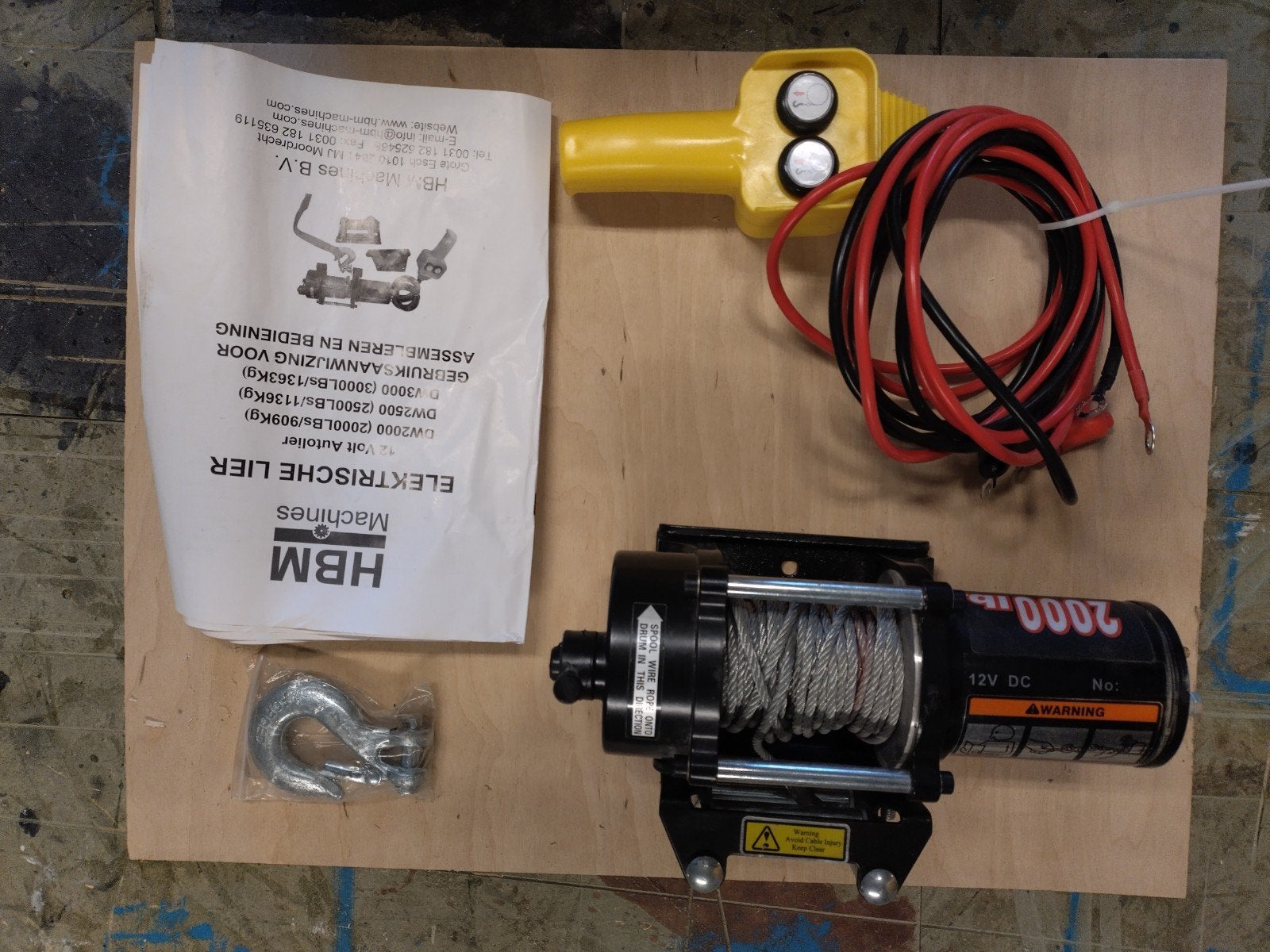 12V lier, Ophalen of Verzenden, Gebruikt, Elektrisch