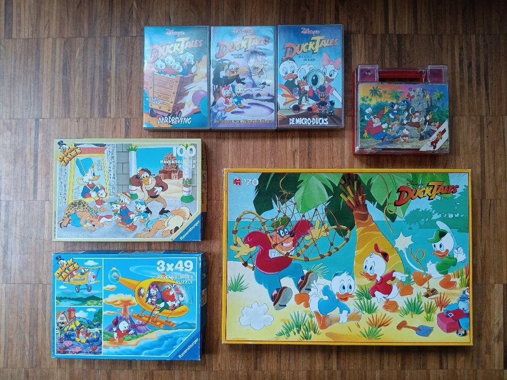 Set Ducktales, jaren 80-90, Ophalen of Verzenden, Zo goed als nieuw