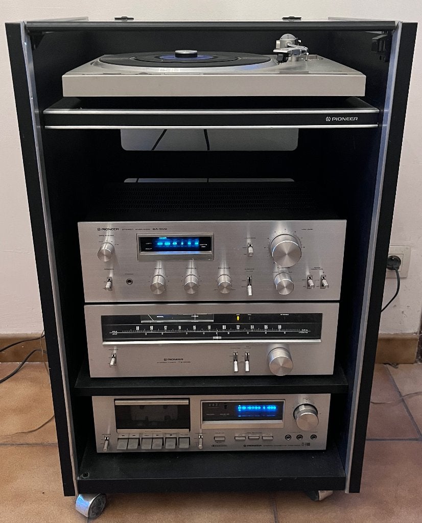Ensemble Hi-Fi Pioneer (ampli, tuner, platine, cassette), Enlèvement, Utilisé, Deck cassettes ou Lecteur-enregistreur de cassettes