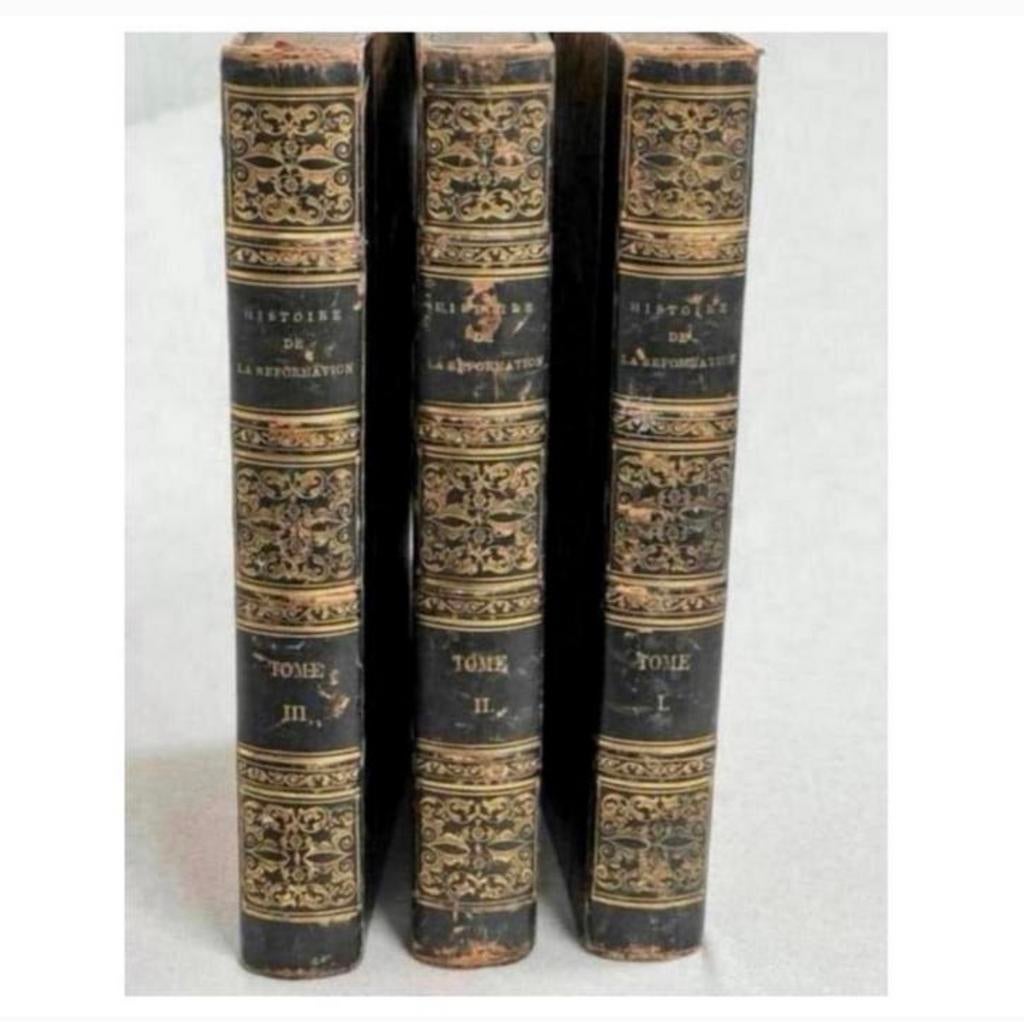 Histoire De La Reformation D'Aubigne 1839 vol 1-3 antiek set, Antiek en Kunst, Ophalen of Verzenden