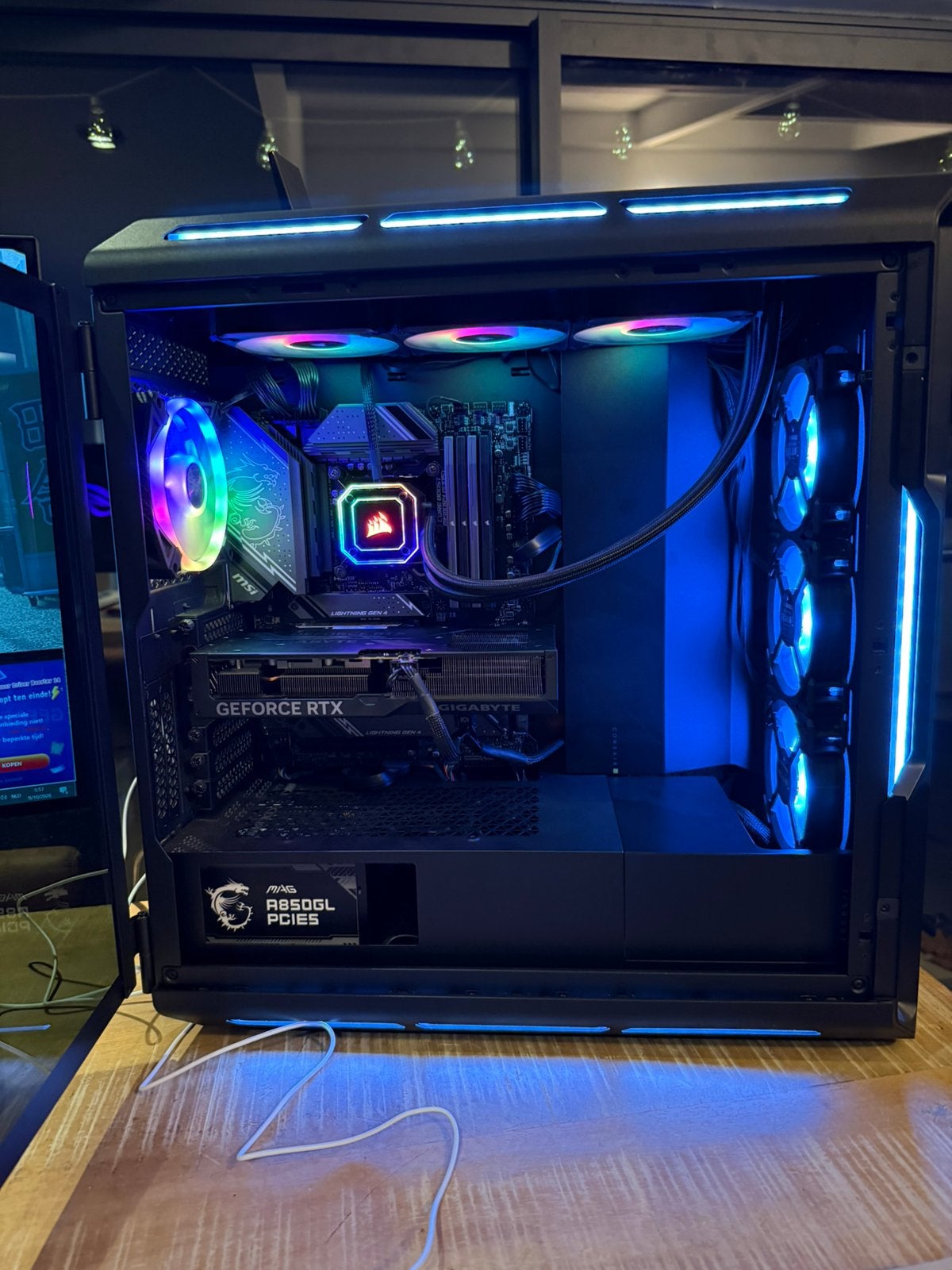 Kwalitatieve gaming pc i9 14900k-64gb-rtx 4070-corsair, Informatique & Logiciels, Enlèvement, Comme neuf, Gaming, SSD