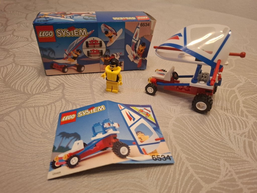 Vintage LEGO System 6534 - Beach Surfer (1992), Overige thema's, Lego, Inclusief accessoires, Ophalen of Verzenden