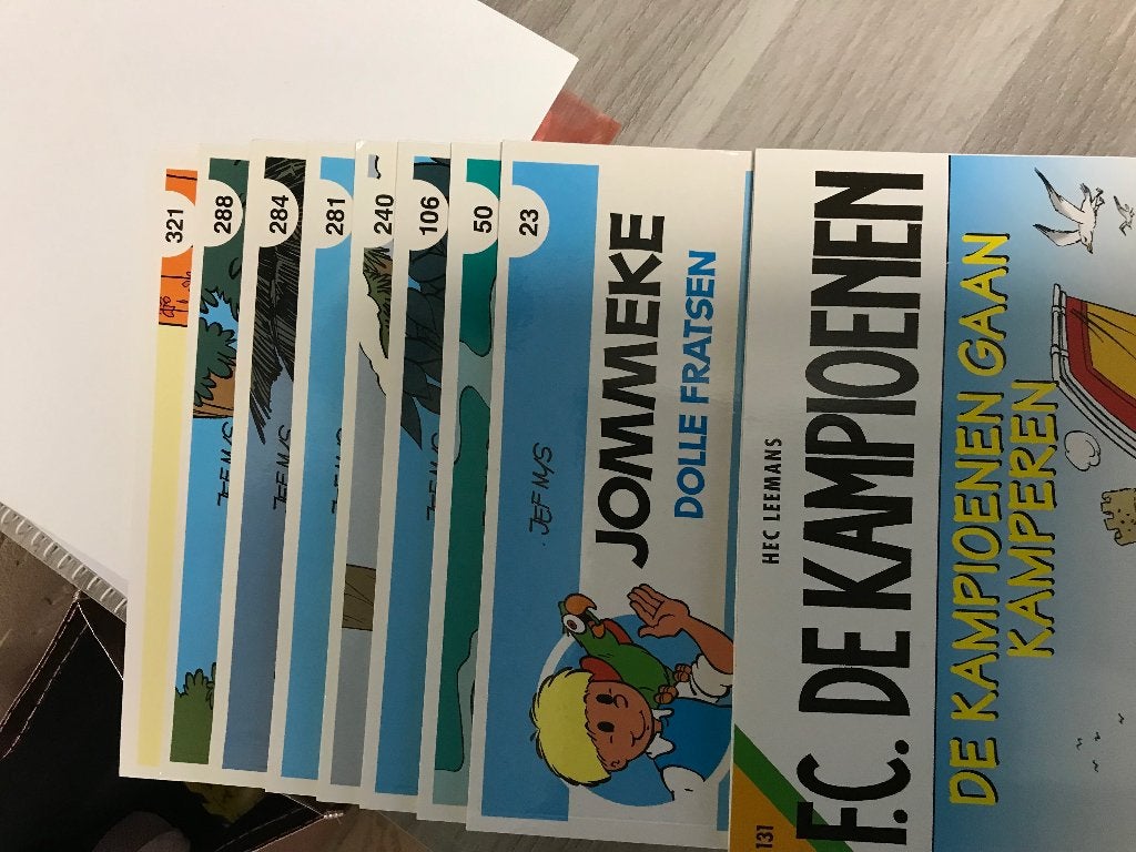Strips jommeke, Ophalen, Nieuw