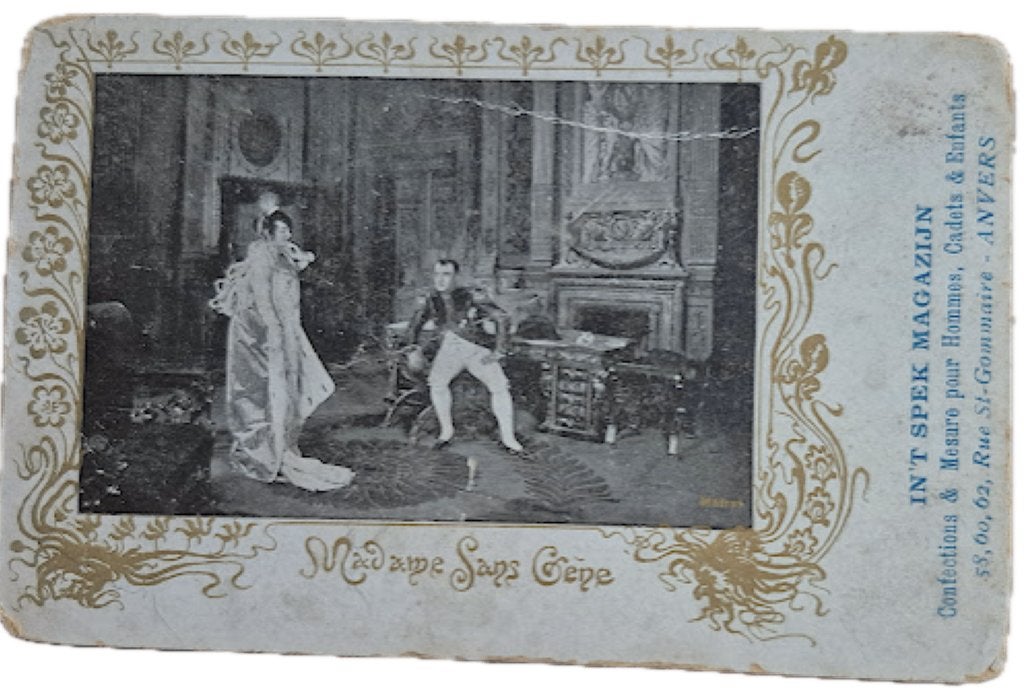 Postkaart " Madamme sans gene", Verzamelen, Postkaarten | Themakaarten, Ophalen of Verzenden, Voor 1920, Ongelopen, Cultuur en Media