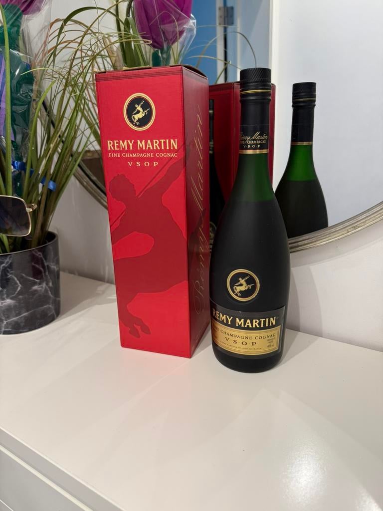 Remy Martin Fine Champagne cognac V.S.O.P. 1995, Ophalen of Verzenden, Zo goed als nieuw, Champagne