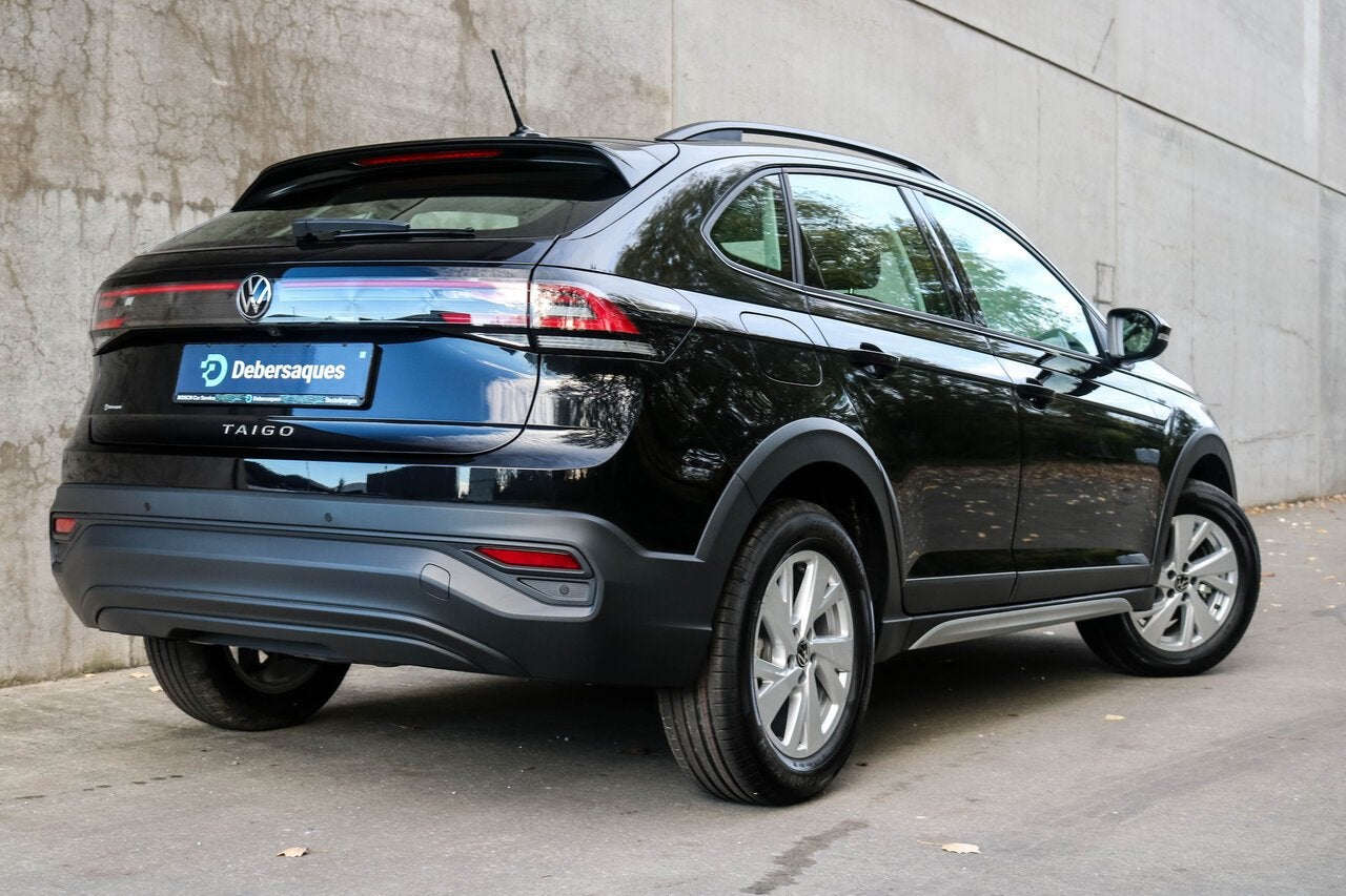Volkswagen Taigo 1.0 TSI DSG | NAVI | PSENS+CAM | APP, Auto's, 0 kg, Zwart, Bedrijf, Taigo