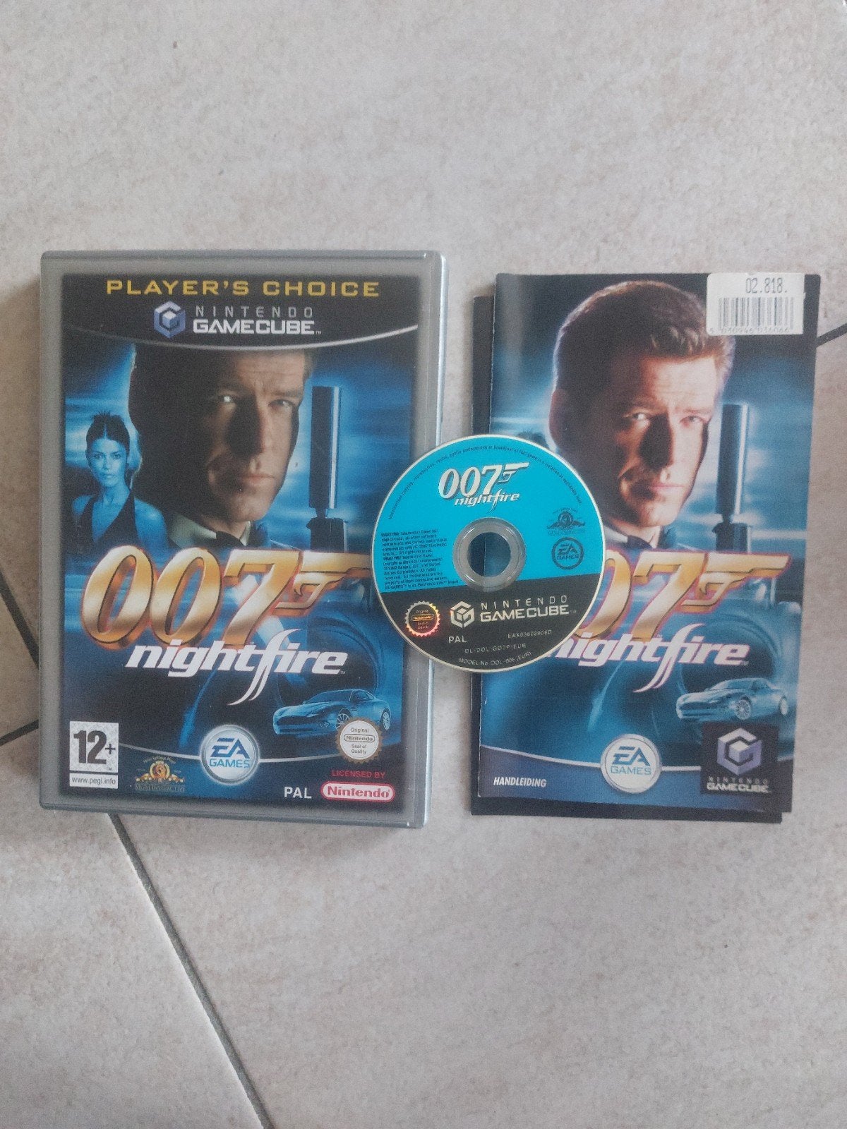 Gamecube game : 007-Nightfire, Games en Spelcomputers, Games | Nintendo GameCube, Avontuur en Actie, 1 speler, Refurbished, Eén computer