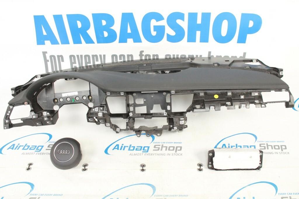Airbag set Dashboard zwart leder 3 spaak Audi A8 D4, Auto-onderdelen, Gebruikt, Ophalen of Verzenden