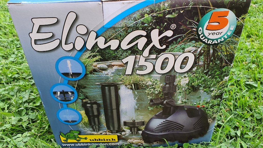 Ubbink Elimax 1500 nieuwe vijverpomp / fonteinpomp, Ophalen, Nieuw, Vijverpomp