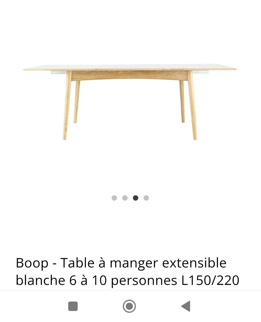 Table extensible - Maison du monde, Enlèvement