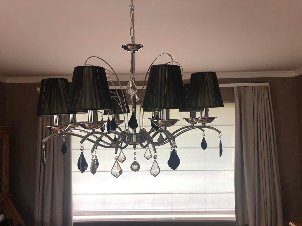 Luster met 8 lichtpunten, Ophalen, Zo goed als nieuw