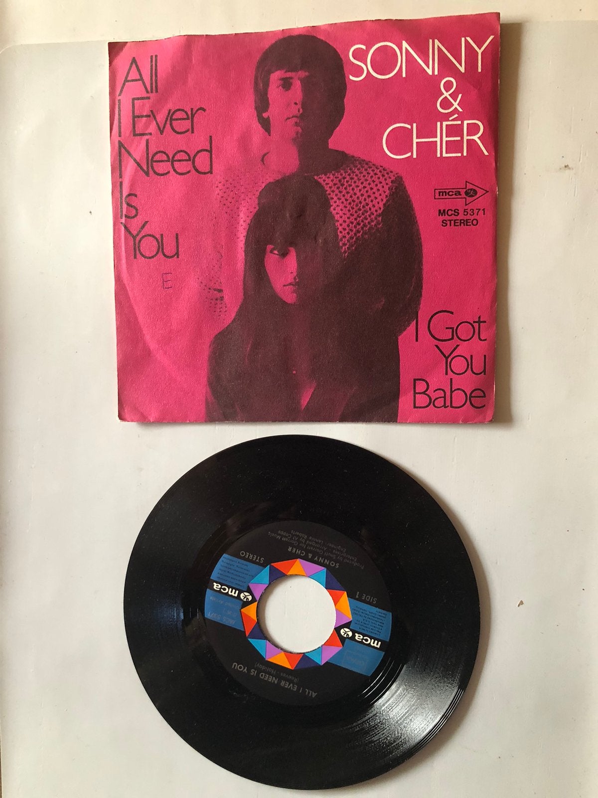Sonny & Cher :all I ever need is you (1971 ; NM), Envoi, Comme neuf