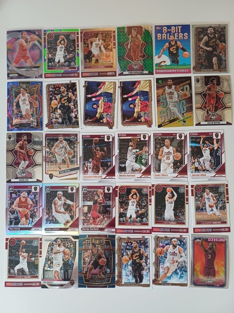 NBA cards Cleveland Cavaliers, Ophalen, Nieuw, Meerdere plaatjes