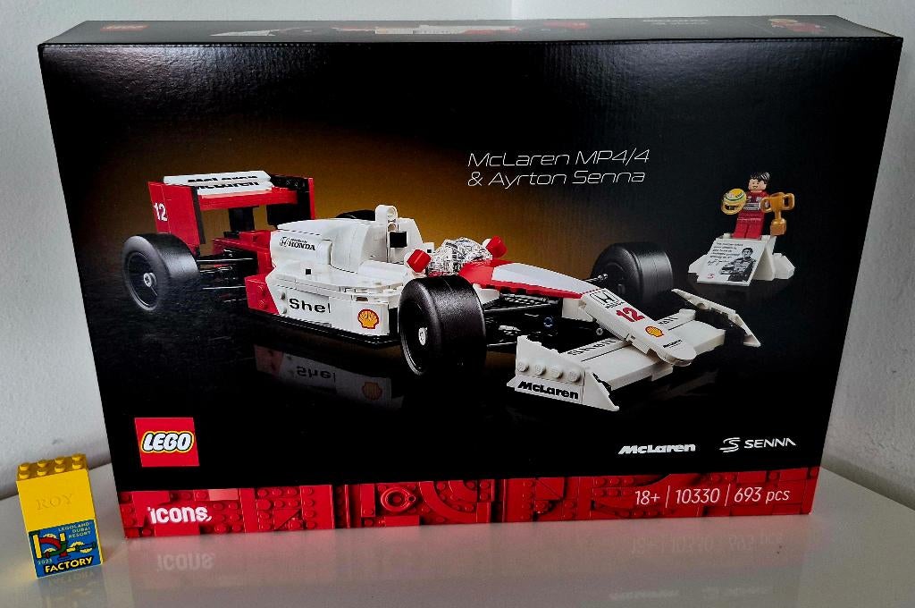 Lego 10330 McLaren MP4/4 & Ayrton Senna, Ophalen of Verzenden, Nieuw, Complete set, Lego