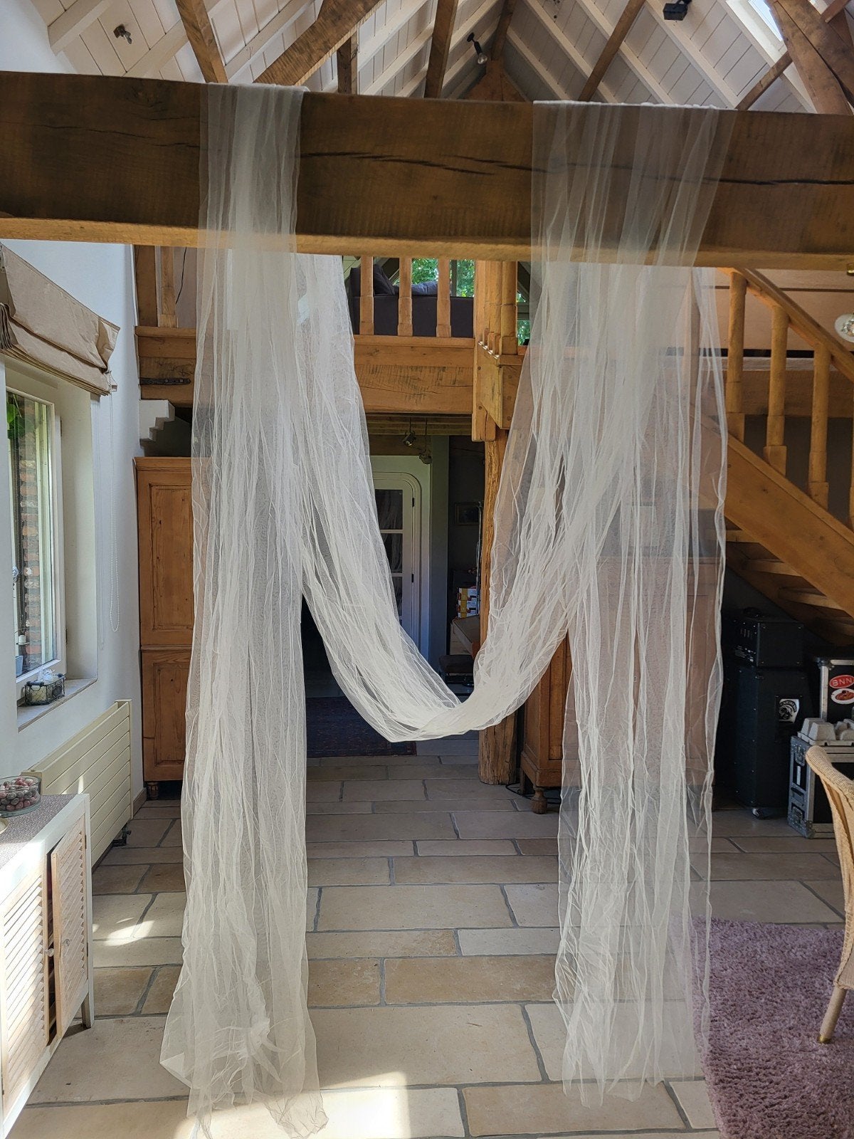 Thule/voile pour nœud de mariage ou décoration

NOUVEAU (non, Enlèvement ou Envoi, Décoration