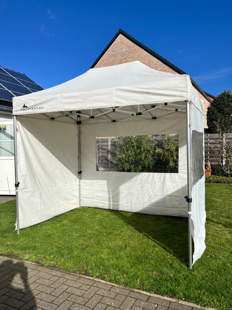 vouwtenten twee stuks 3 x 2 meter met zijwanden, Tuin en Terras, Ophalen, Opvouwbaar, Overige typen, Minder dan 4 meter