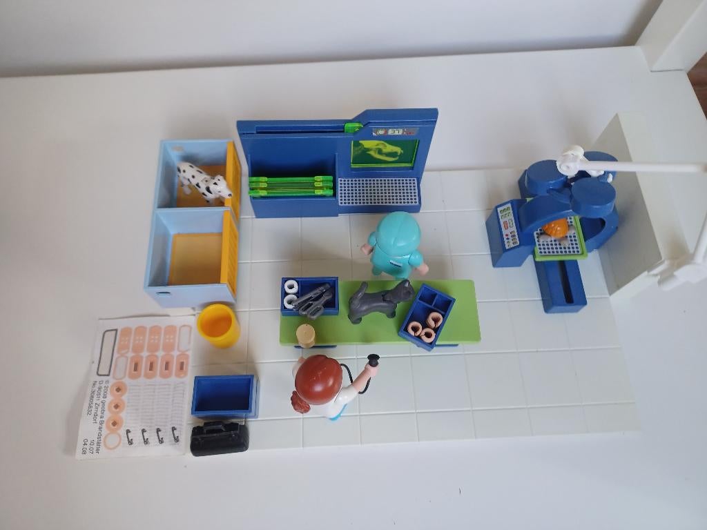 Playmobil dierenarts, Ophalen of Verzenden, Gebruikt, Complete set