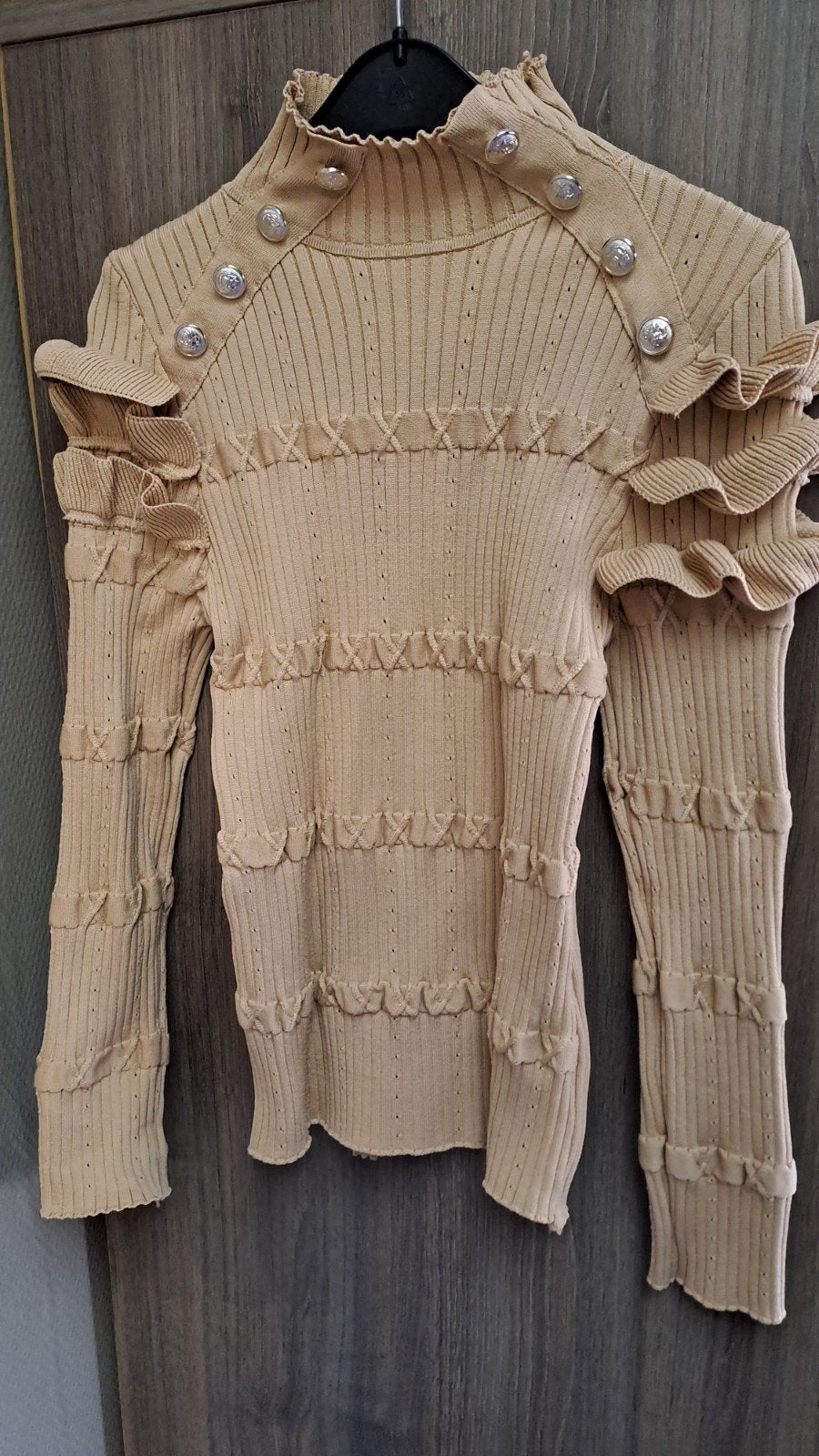 pull femme taille unique beige, Enlèvement, Beige