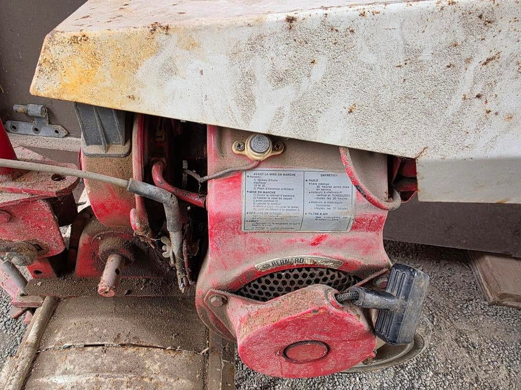 Motoculteur de jardin, Enlèvement