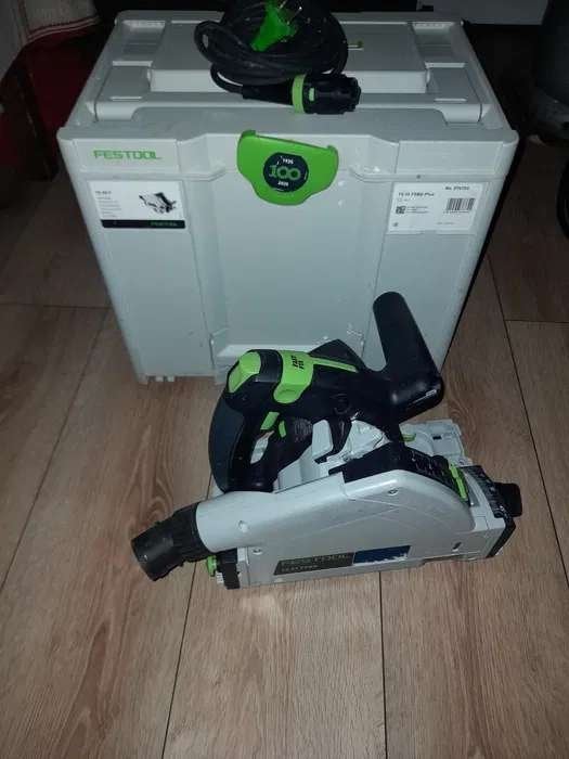 Festool TS 55 FebQ-Plus, Bricolage & Construction, Outillage | Scies mécaniques, Comme neuf, Scie plongeante, 1200 watts ou plus