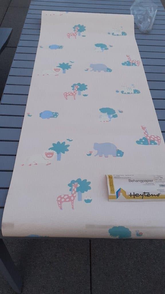 8 rollen  behangpapier voor de kinderkamer., Ophalen, Papierbehang
