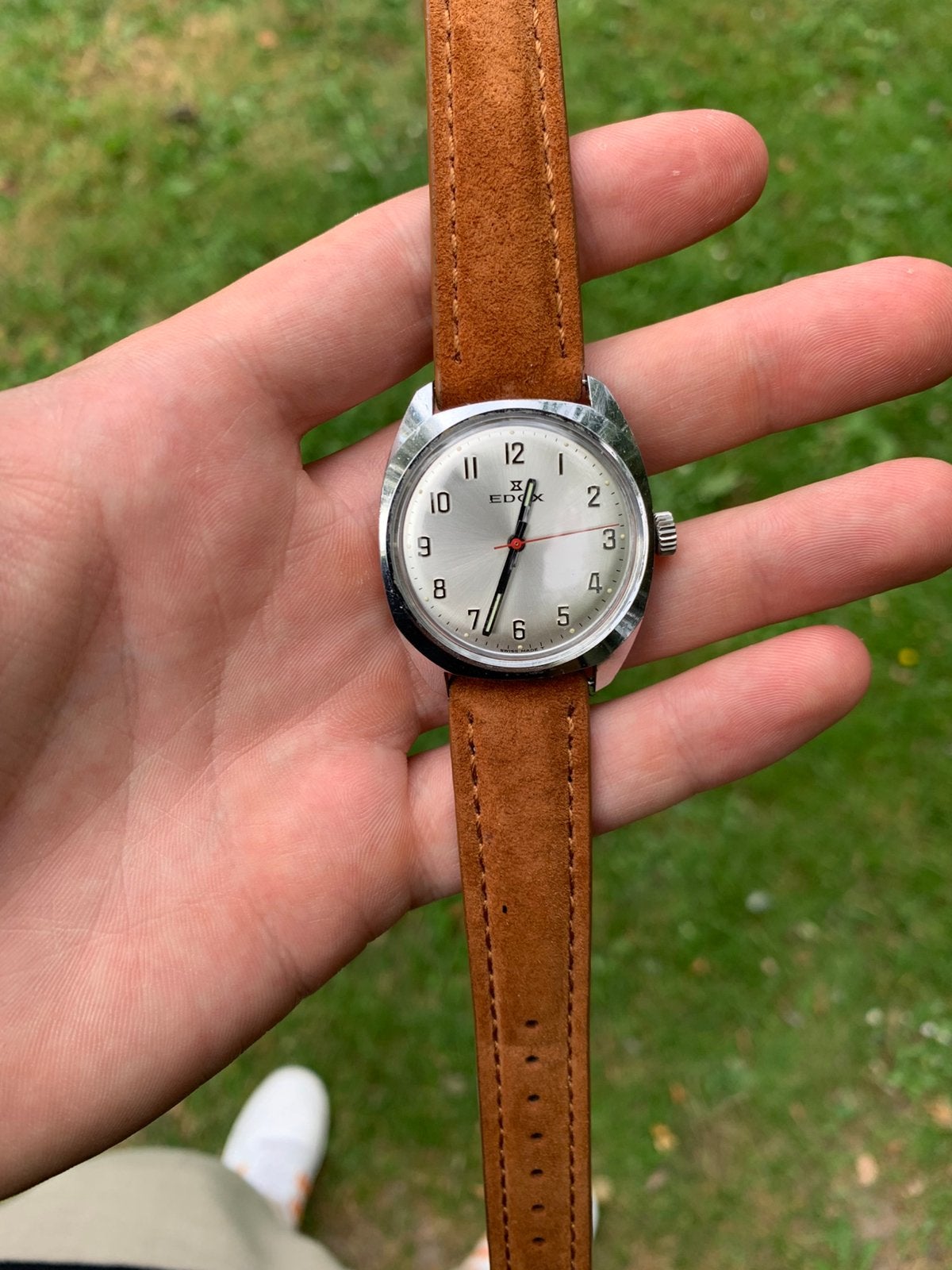 Montre Edox vintage, Bijoux, Sacs & Beauté, Montres | Anciennes | Antiquités, Montre-bracelet, Autres marques, Acier, Avec bracelet