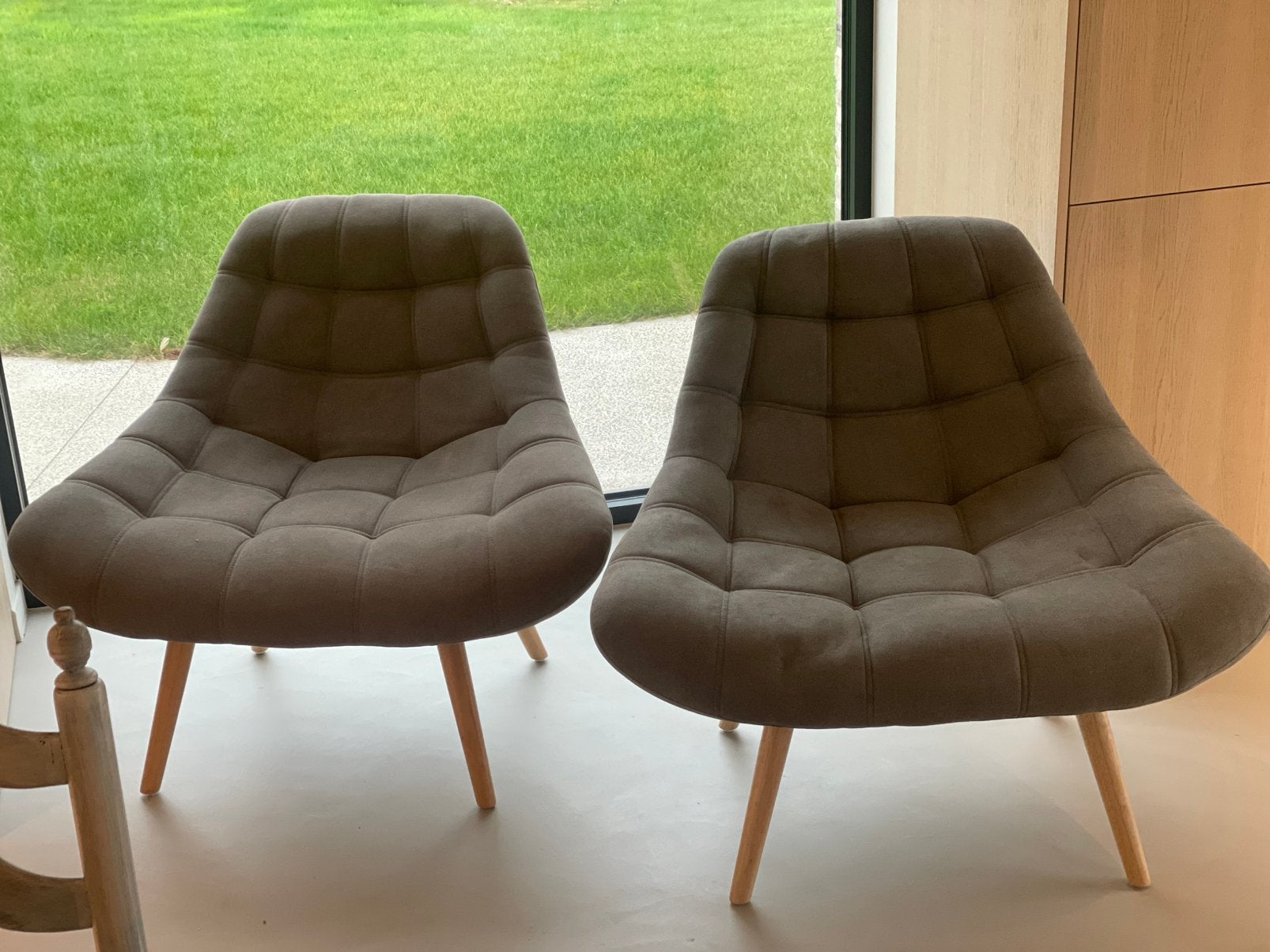 Leuke loungestoeltjes, samen of apart, Ophalen of Verzenden, Zo goed als nieuw